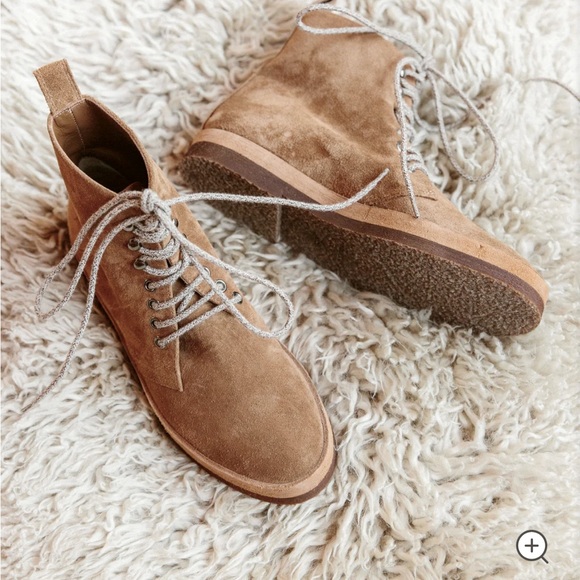 Jenni Kayne Shoes - Jenni Kayne Womens 38 US 8 Suede Leather Canyon Ankle Boots Chestnut Brown